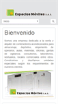 Mobile Screenshot of espaciosmovilessas.com
